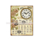 Sales Promotion Exceptional Quality Custom Wall Calendar Vintage Decorative Metal Plate Wall Plaque