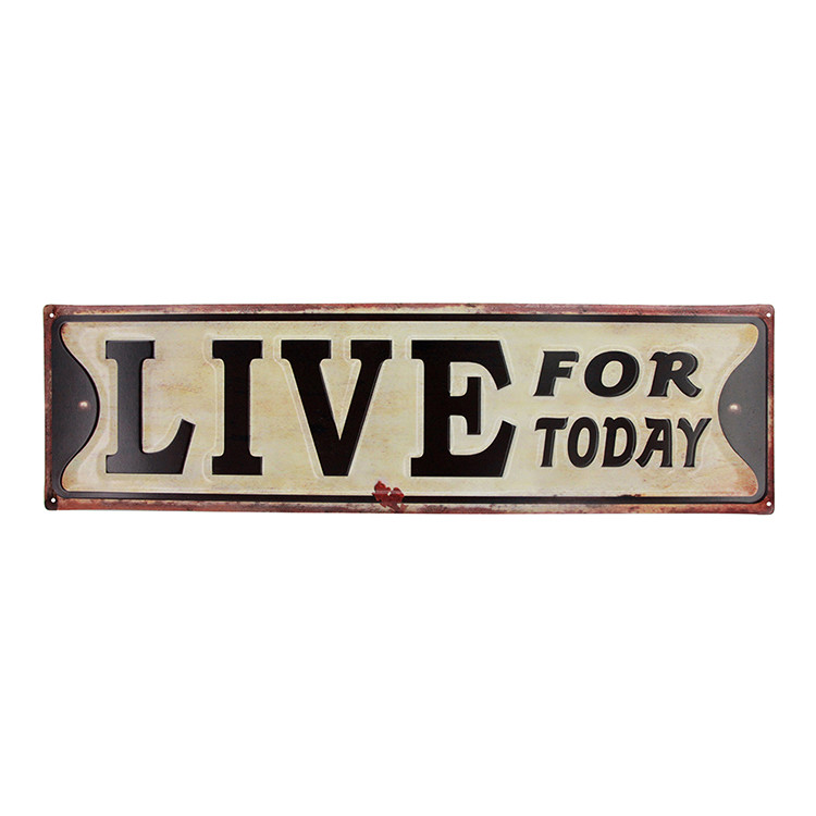 Hot selling vintage IRON welcome wall hanging signs door decor plaque