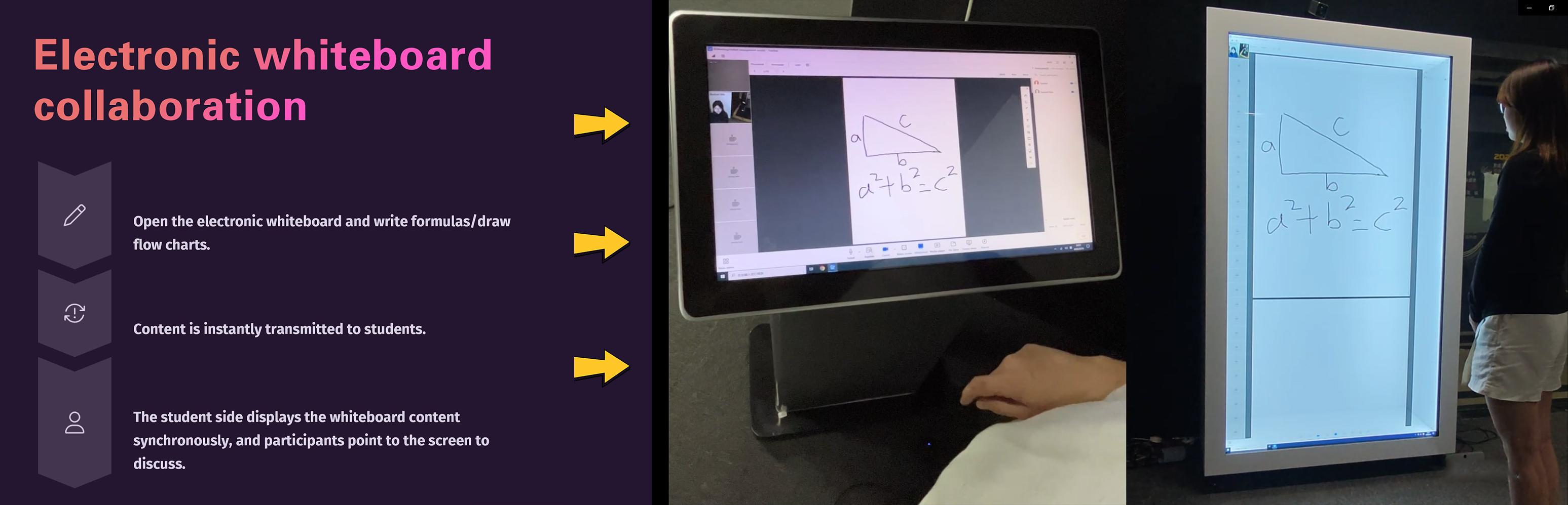 electronic whiteboard collaboration - holobox التعاون على السبورة الإلكترونية - holobox