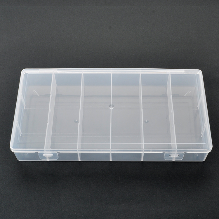 6 Grids Plastic Organizer Box 21x11x3.3cm