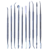 10pcs Stainless Steel Sgrafitto And Detailing Set