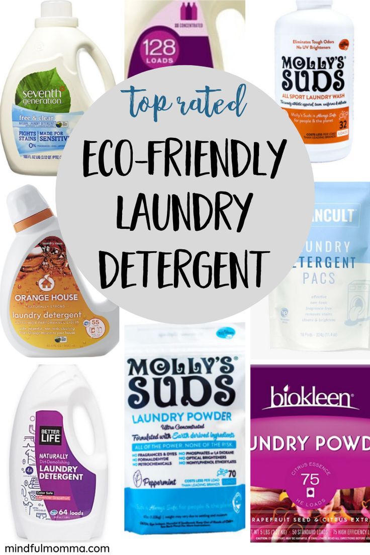 Detergente de lavanderia ecológico com melhor classificação