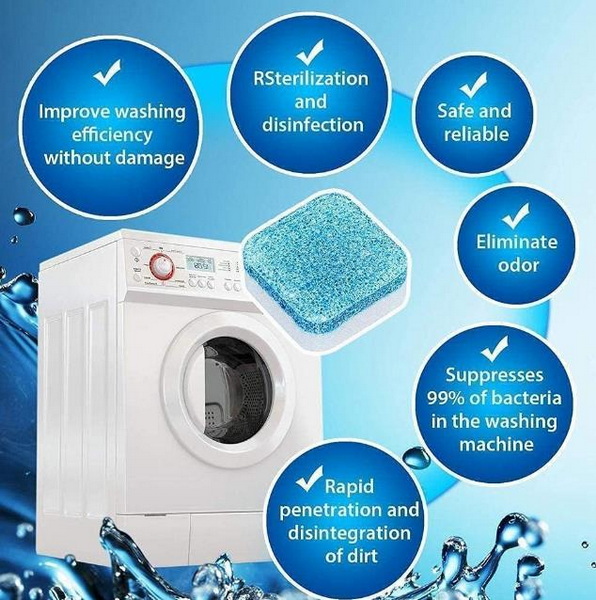 How To Use Washing Machine Deep Cleaning Tablets Sådan bruges vaskemaskine dyb rengøringstabletter