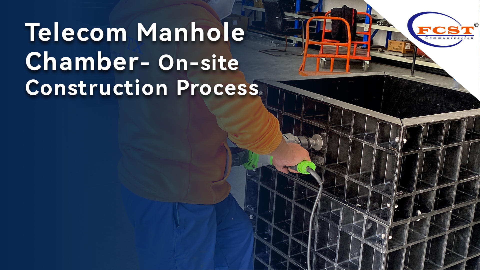 Telecom Mangue Chamber- ON SITE PROCESSO DE CONSTRUÇÃO