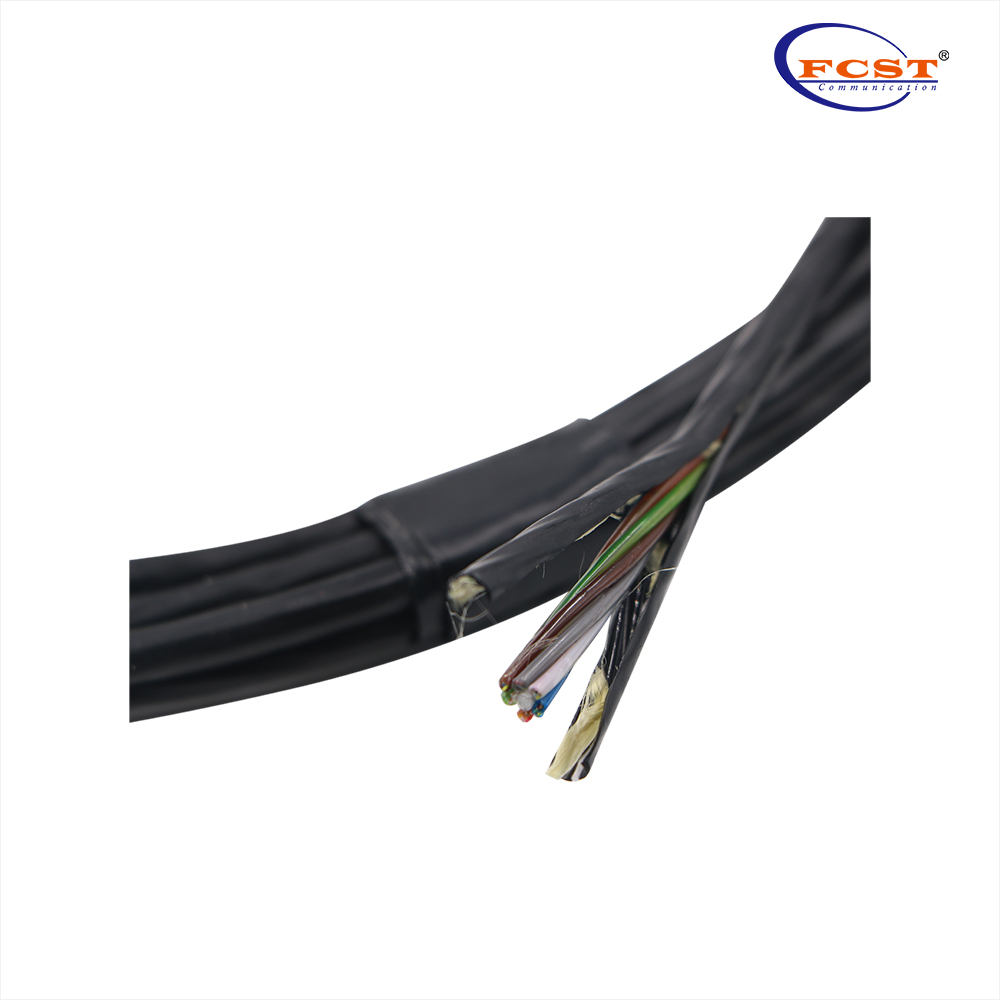 Cable de fibra óptica de aire soplado para solución subterránea FTTH