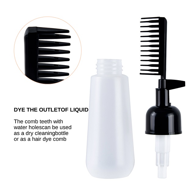 Hair Care Dye Comb Applicator With Brush Applicator Haarpflege-Farbkamm-Applikator mit Pinsel-Applikator