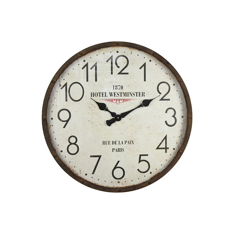 Hot Sell Affordable Price Fashion Design Custom Interior Home Furniture Black Wall Clock