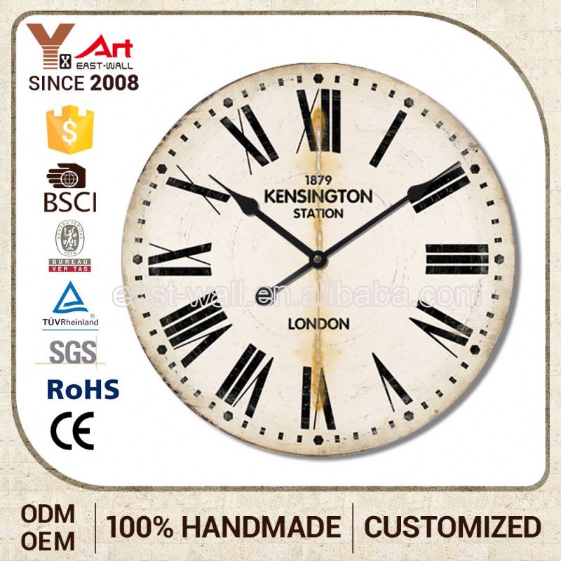 Classic Design Custom Made Iron Needle Clock Safe