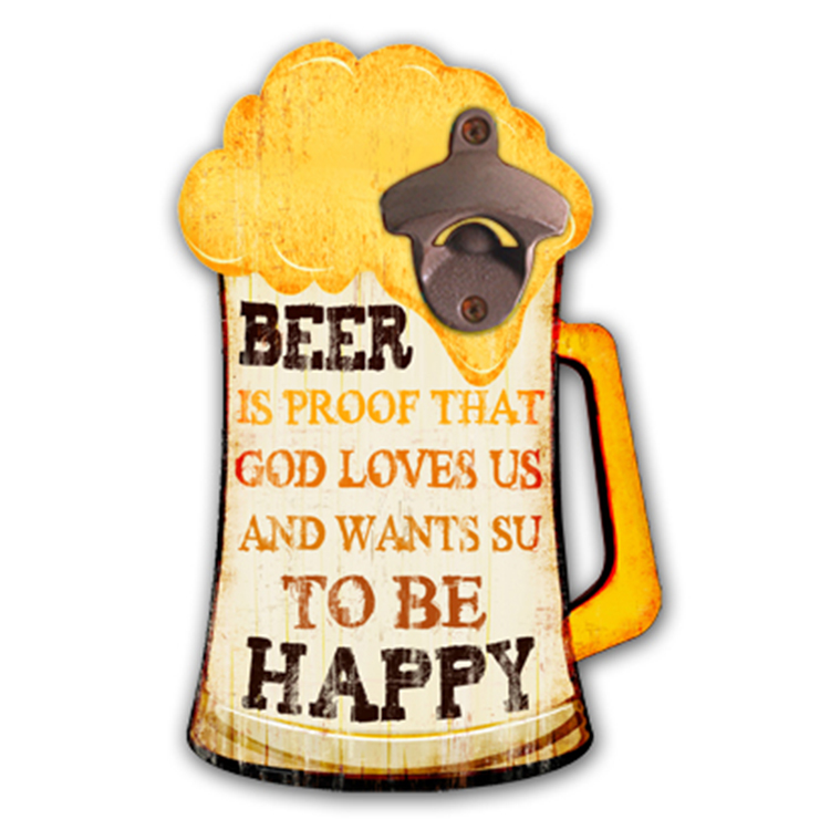 Cheap Price Customized Home Decoration Cute Metal Beer Bottle Opener