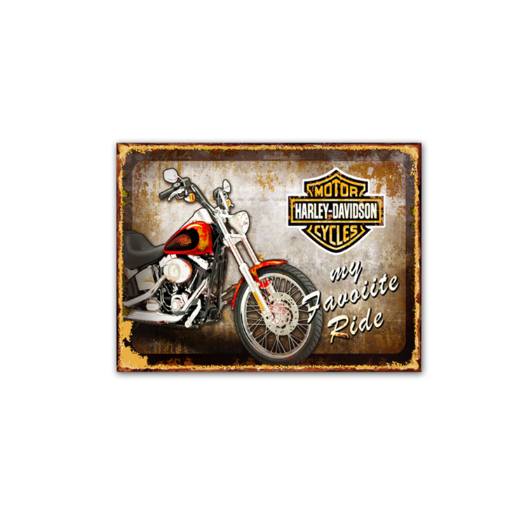 OEM Custom New Fashion Antique Metal Home Decoration Wall Hanging Motorcycle