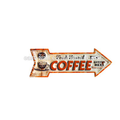 New Coffee Logo Design Shop Sign Board