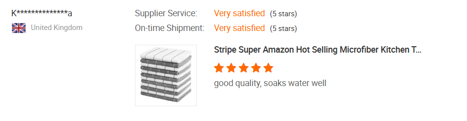 Stripe Super Amazon Hot Selling Microfiber Cloth شريط قماش من الألياف الدقيقة الأكثر مبيعًا على أمازون