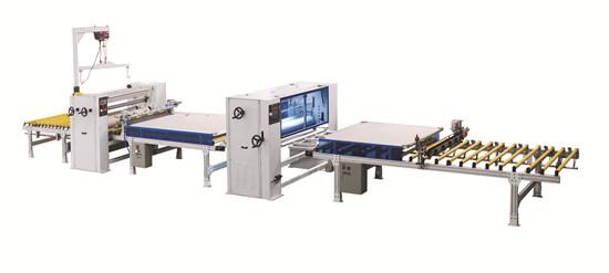 MDF board laminate machine Stroj na laminování MDF desek