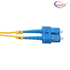 SCUPC-LCUPC Cable de conexión de PVC dúplex monomodo de 3,0 mm y 2 m