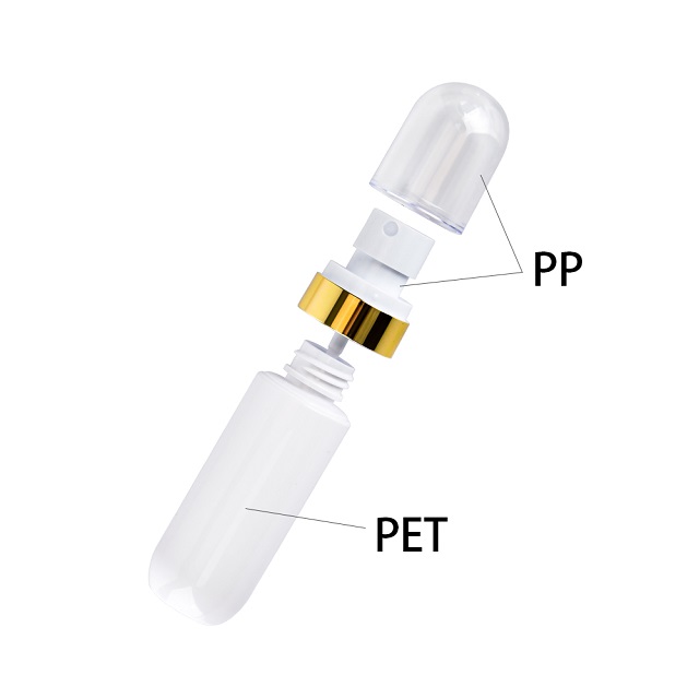 Portable Matte Frosted Plastic Spray Bottle Tragbare Sprühflasche aus mattem, mattiertem Kunststoff
