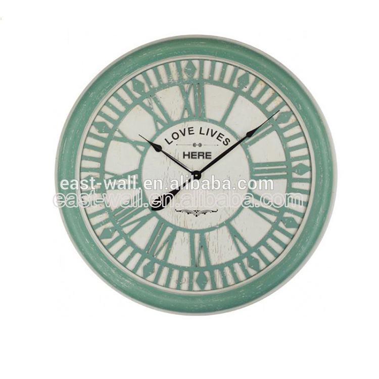 Hot Selling Custom Printing Logo Old Fashioned Talking Wall Clock