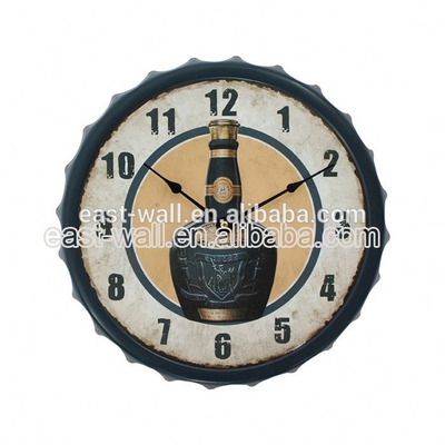 Hot Sale High Quality Low Cost Bottle Cap Decorative Tyre Wall Clock
