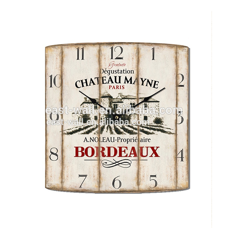 Accuracy 1 Second Per Day Metal Clocks Chateau Mayne