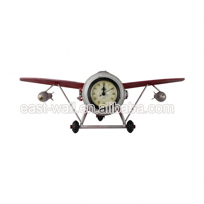 Cheap Price Customization Novelty Flight Shape Desk Analog Clock