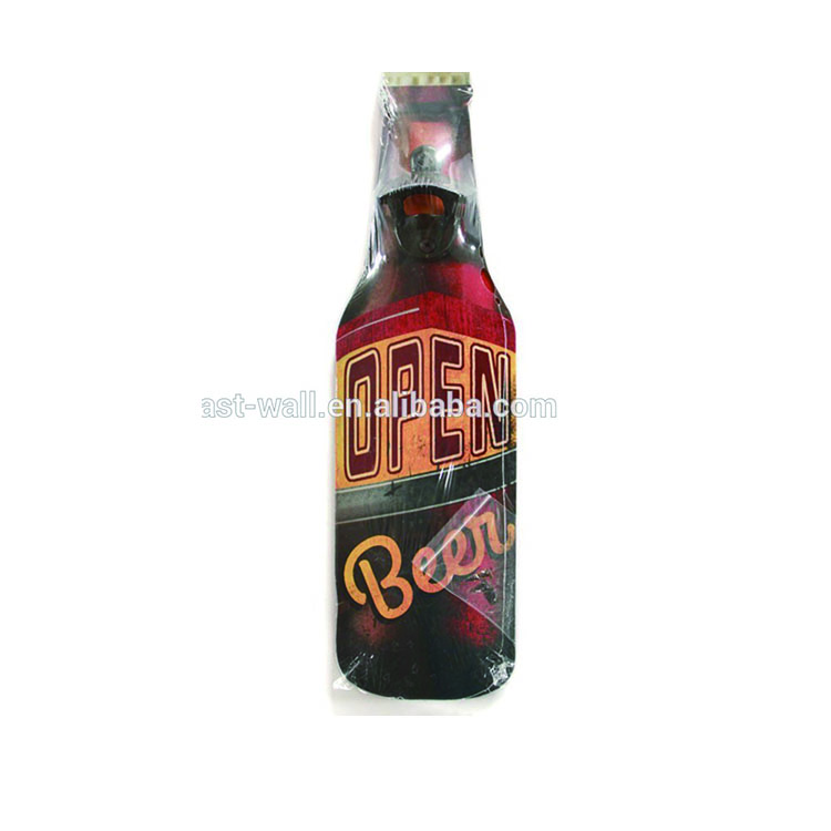 Promotional Beer Metal Personalized Wall Mounted Bottle Opener for Bar Wall