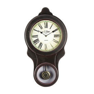 Wholesale Custom Made Home Office Room Wall Surface Quartz Retro Big Pendulum Wall Clock