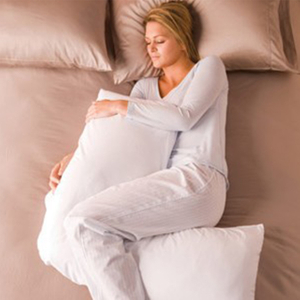 Healthy Polyester V Shape Side Sleeper Memory Foam Body Pillow 