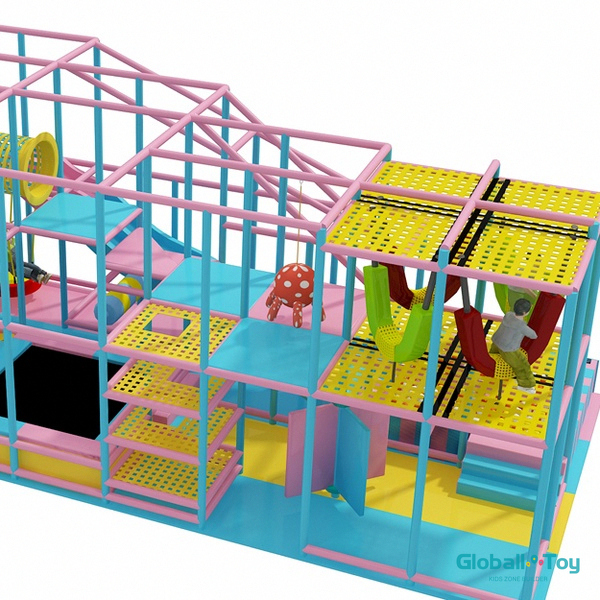 indoor-playground-equipment-ball-pit-slide-for-kids attrezzature-per-parco-giochi-al-coperto-vasca-di-palle-scivolo-per-bambini