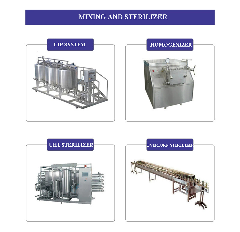 Automatic beverage filling machine-Mixing and sterilizer Machine de remplissage automatique de boissons-Mélange et stérilisateur