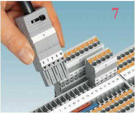 7Durable Using Screwless Terminal Block Miniature Rail-mounted Terminal Blocks