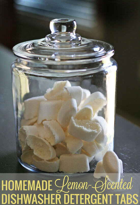 lemon scented dishwasher tabs citronduftende opvaskemaskiner