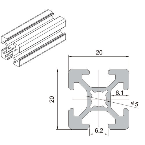 2020 series aluminum extrusion_4 2020 series aluminum extrusion_4
