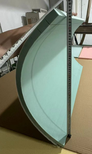Perfect tunnel curvature alignment PVC foam board 完璧なトンネル曲率調整 PVC フォームボード