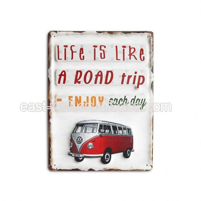 High Standard Customization Handmade Blank Metal Sign Poster Plaque
