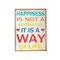Classic Design Letter Linen Wall Plaque Advertising Hanging Ceiling Signs Yellow Sign Board