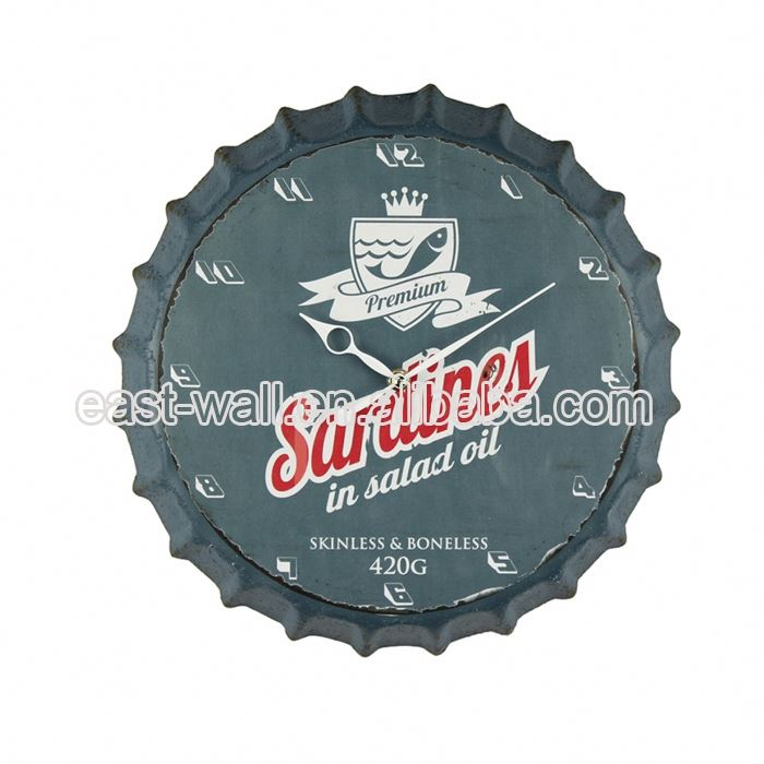 Low Price Make Your Own Design Custom Beer Cap Wall Clock Draw