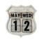 New Design Retro Calendar Wall Hanging Decorative Metal Plaque Custom Color