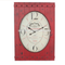 Vintage Home Decor Red Decorative Iron Wall Clock