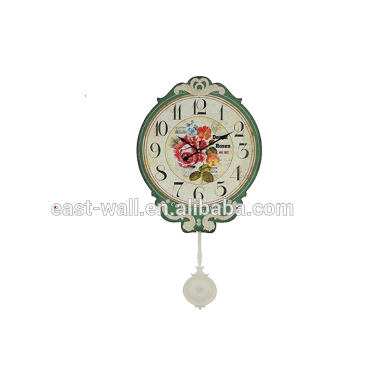 How Selling Decorative New Design Antique Style Pendulum Wall Clock