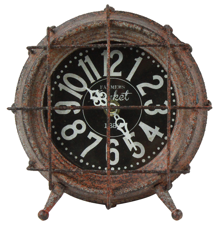 Hot New Products Customize Decorative Round Wall Clock Vintage Luxury With Tripod Support