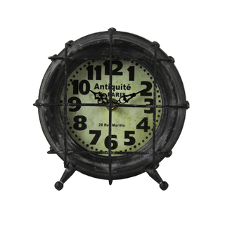 Hot New Products Customize Decorative Round Wall Clock Vintage Luxury With Tripod Support