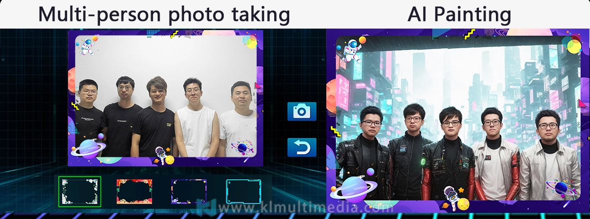 AI Photo Booth advantage ميزة AI Photo Booth