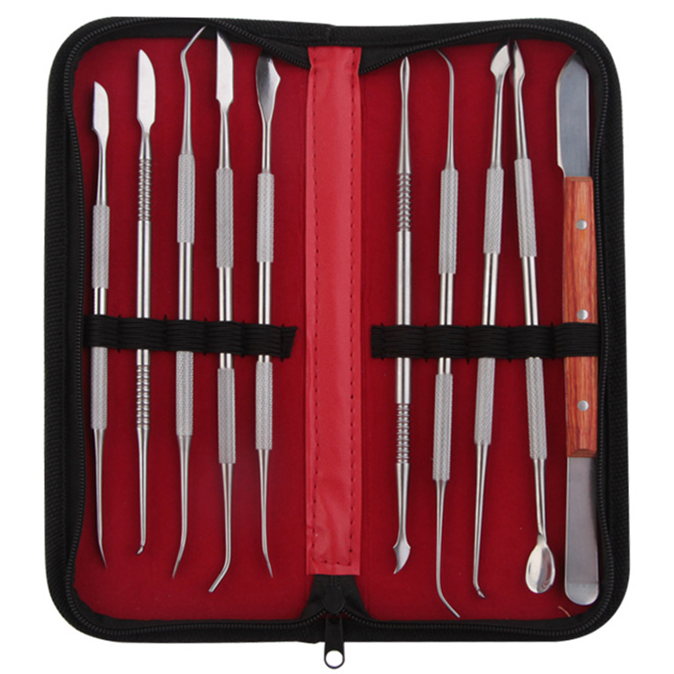 10pcs Stainless Steel Clay Sculpting Tool Set