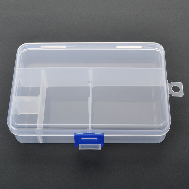 5 Grid Plastic Organizer Box 14.4x10x3.3cm