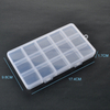 15 Grids Plastic Organizer Box 17.4x9.8x1.7cm
