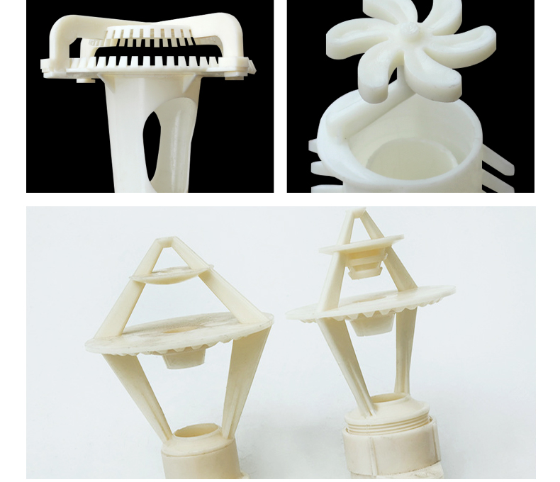 Desain Nozel Menara Pendingin ABS Triple Splash