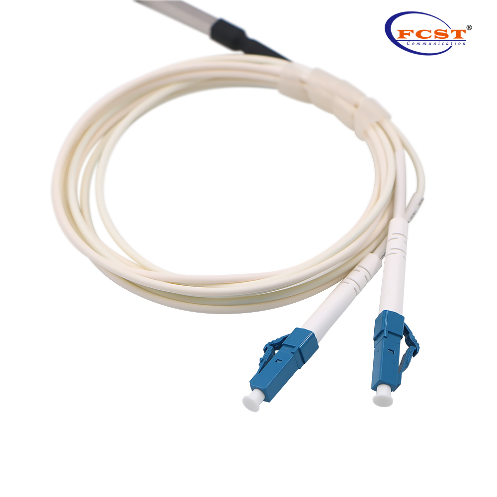 1 * 2 Type de tube en acier de séparateur PLC avec connecteurs LC
