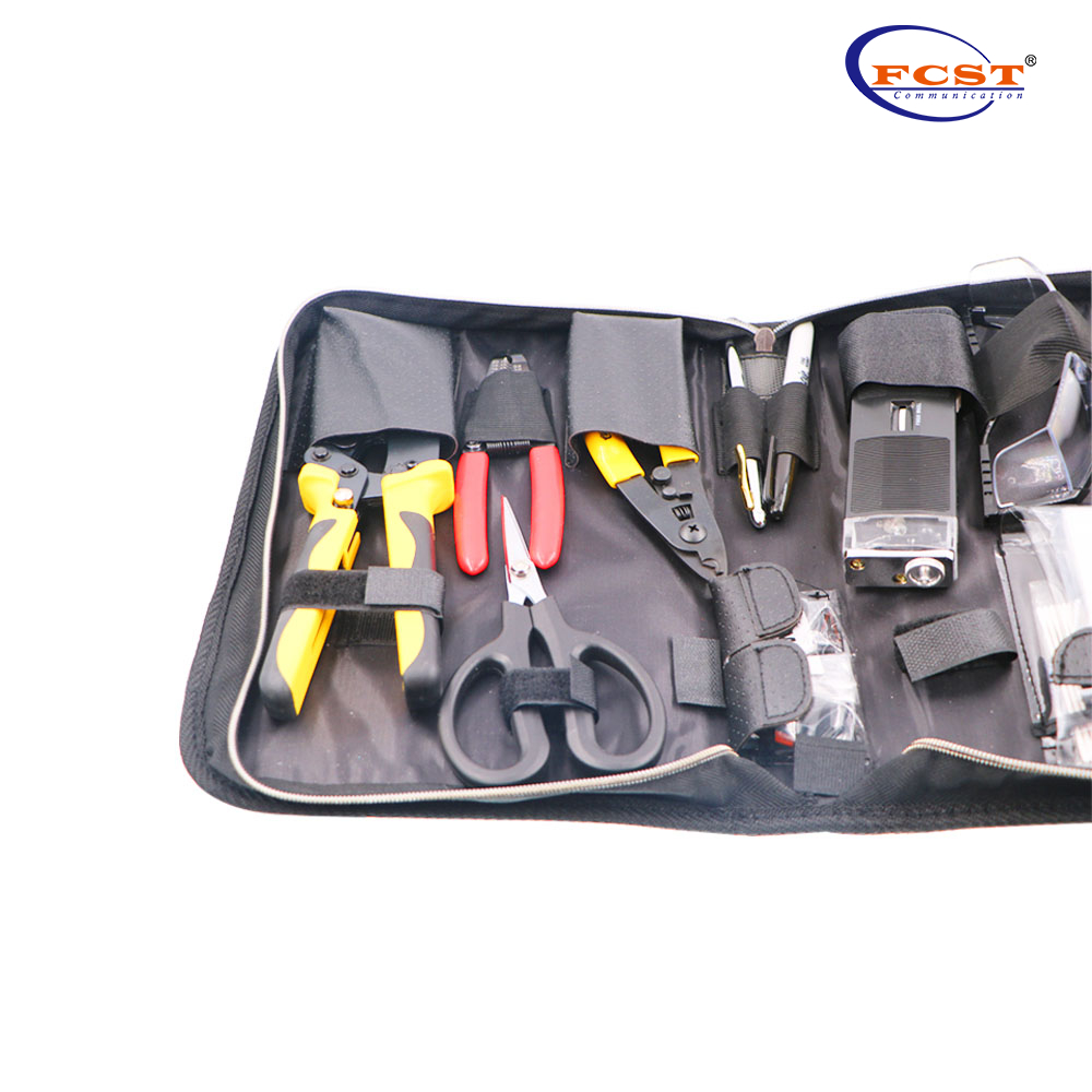 Kit de herramientas manuales de fibra óptica FCST210301