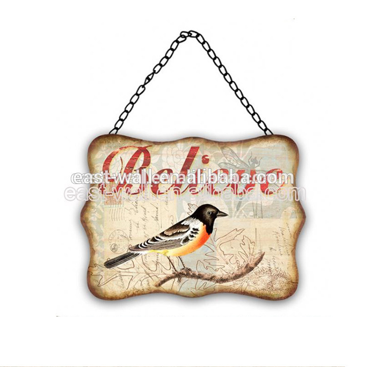 Cheap Prices New Design Custom Printing French Country Style Sign Of The Times Metal Signs