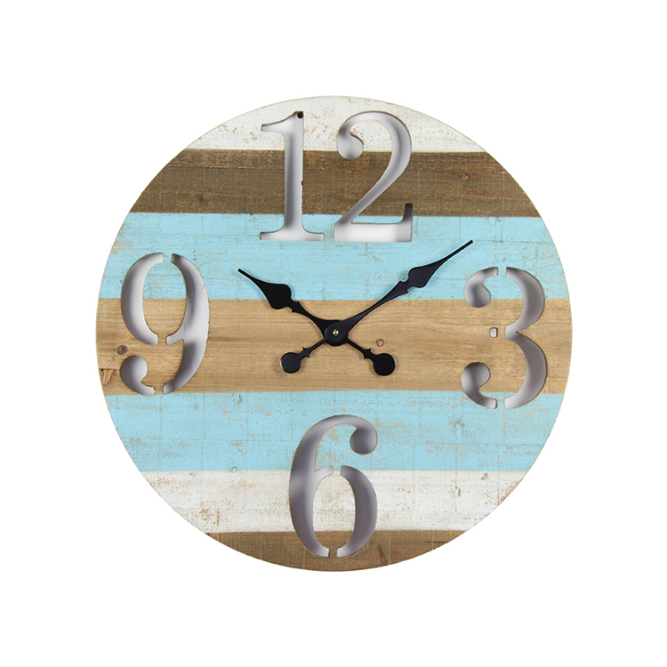 Original Decorative Wood Frame Wall Clock, Watch Retro Wall Clock