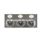 63.5x5.5x26cm rectangular wall clock promotional for hotel